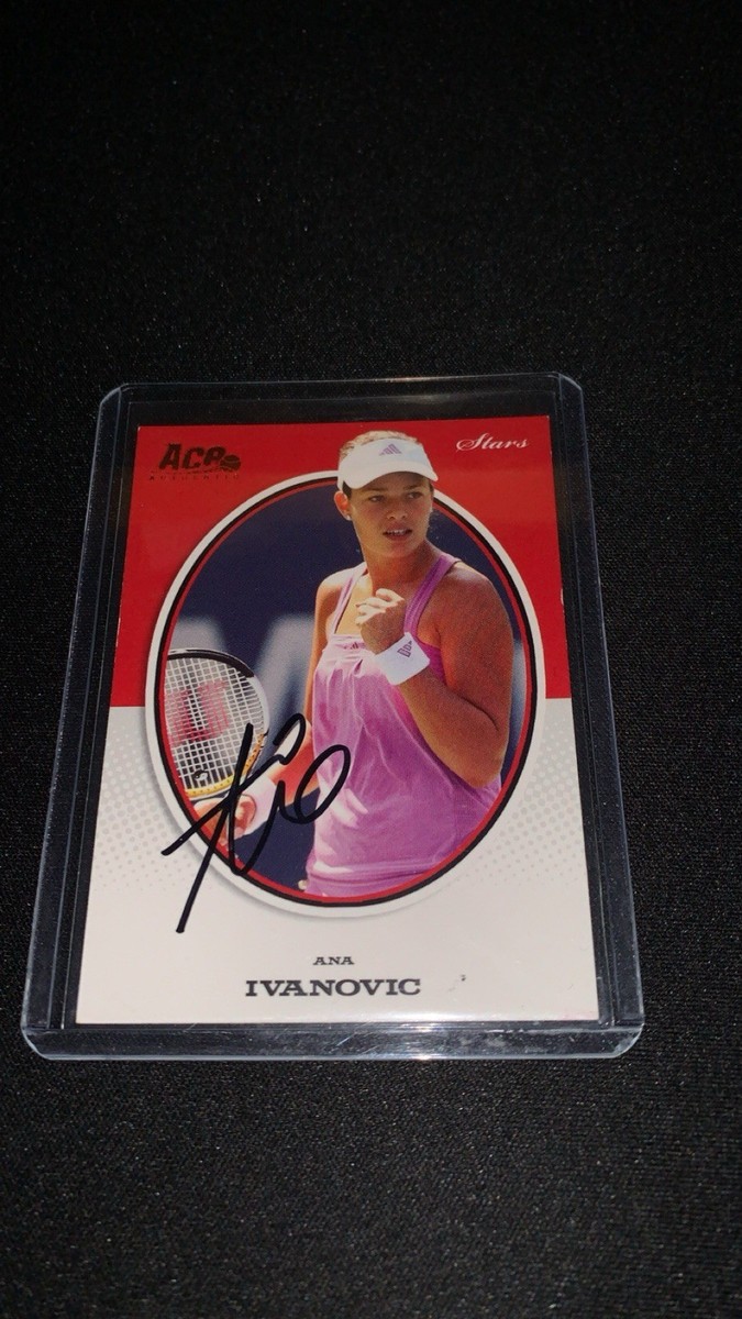 テニス 女子 アナ・イバノビッチ 証明書付き 直筆サイン入りフォト