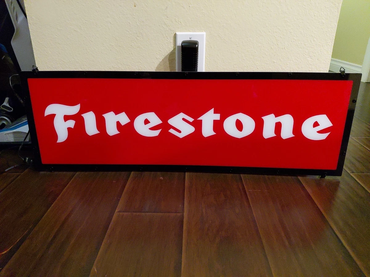 Firestone ヴィンテージ看板 50s〜60sアメリカ製 Firestone