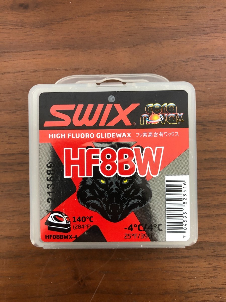 SWIX ハイフルオログライドワックスセット SWIX HF4 & HF4BW 高