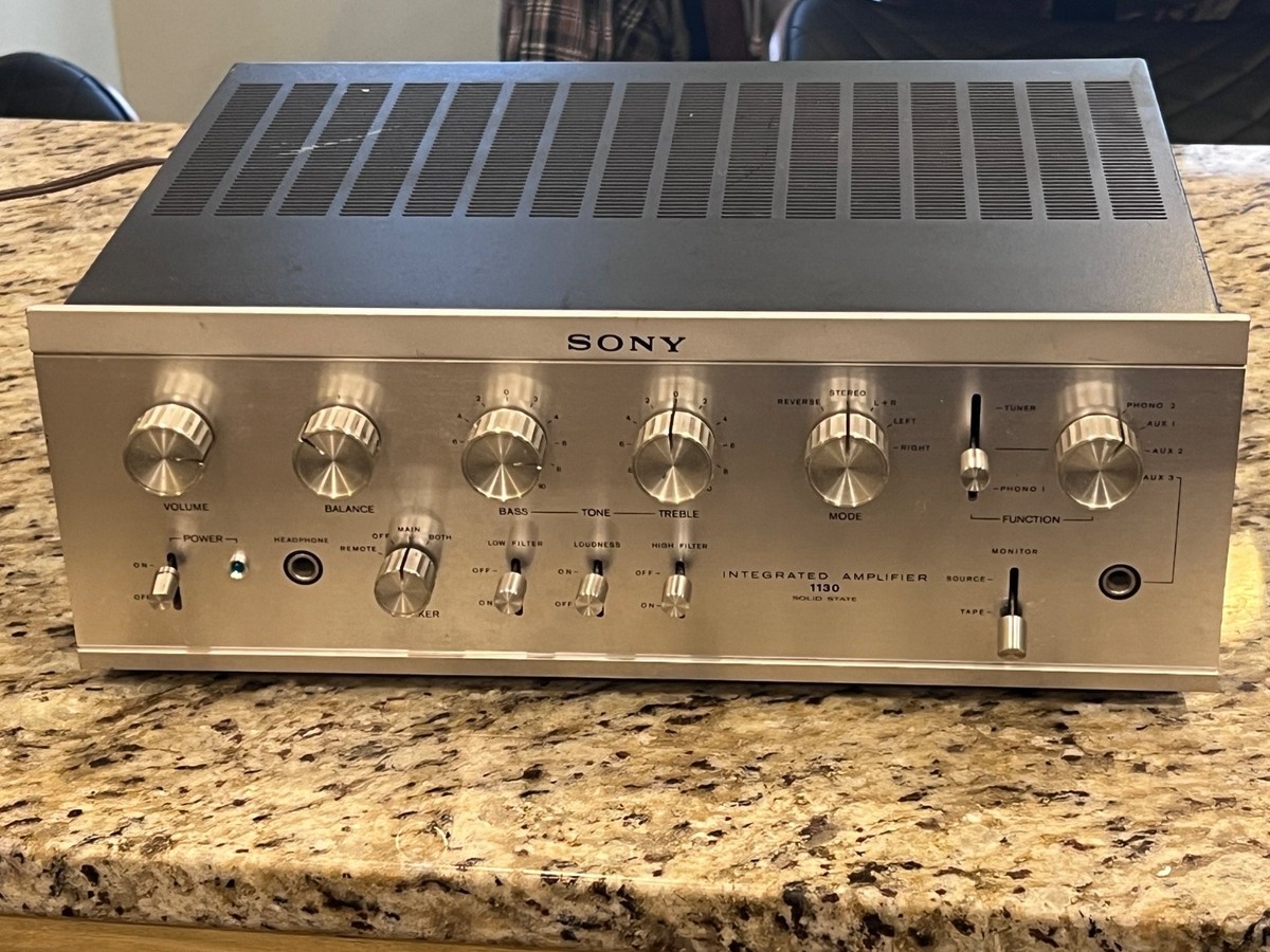 Sony TA-1130 Pre-Amp/Processor Amplifier for sale online | eBay
