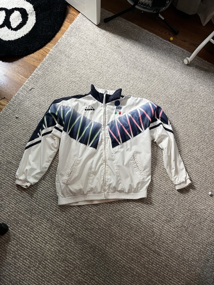 希少 ディアドラ 1994 イタリア代表 トラックジャケット 0-50-682