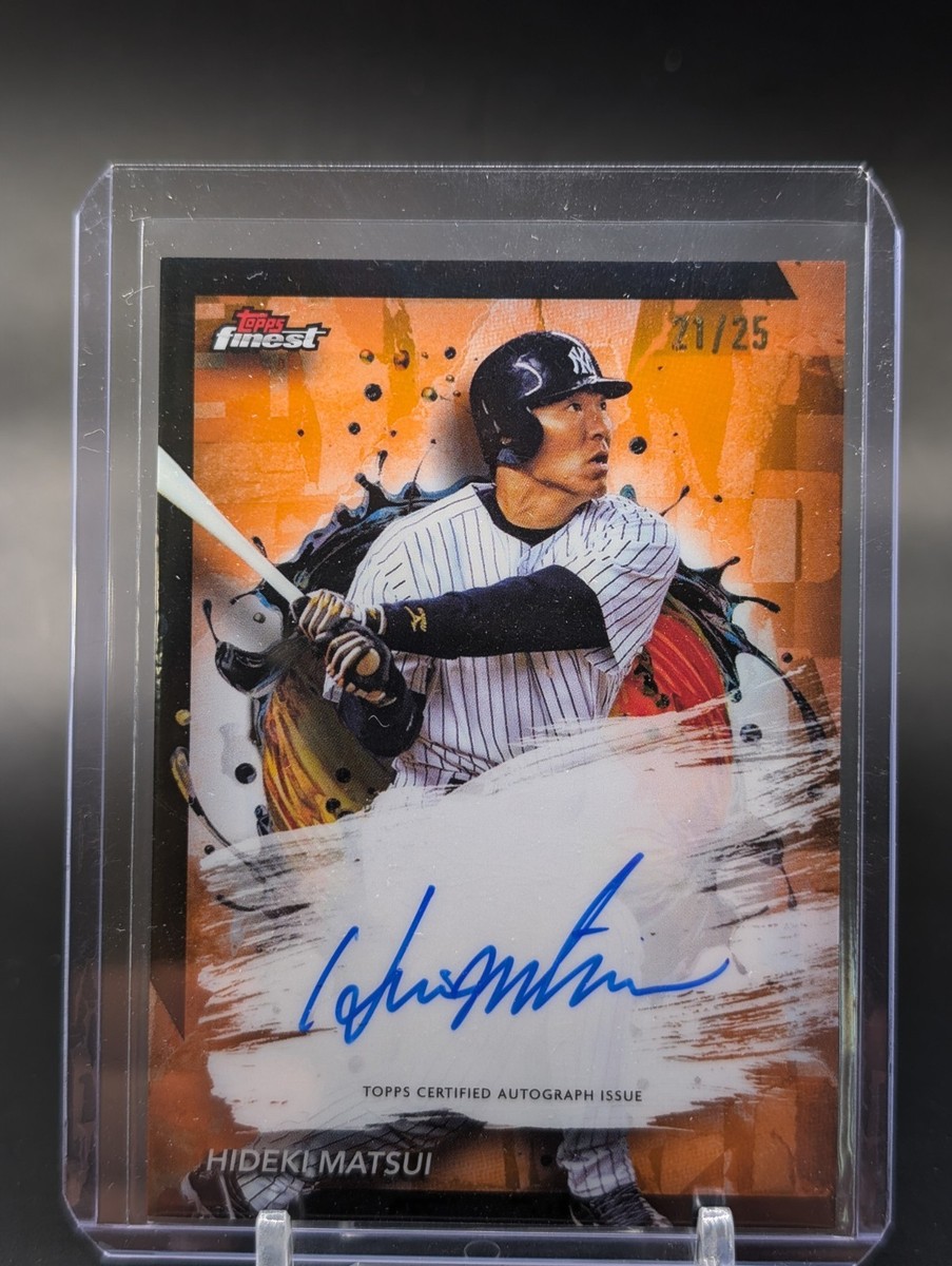 松井秀喜 1of1 matsui hideki topps 1/1 Auto 【公式通販】 松井秀喜