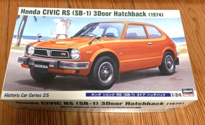 Hasegawa 1/24 Model Kit Honda Civic RS 3 Door Hatchback Hobby