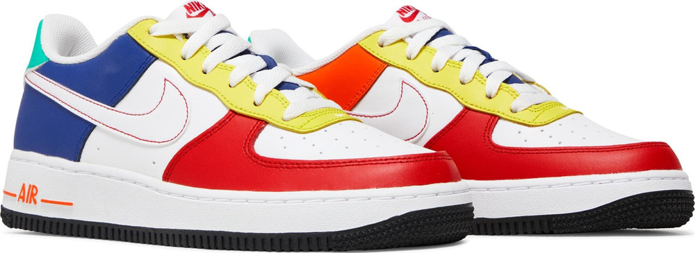 FN6980-657] Grade School Nike AIR FORCE 1 LOW '07 LV8 'RUBIK'S