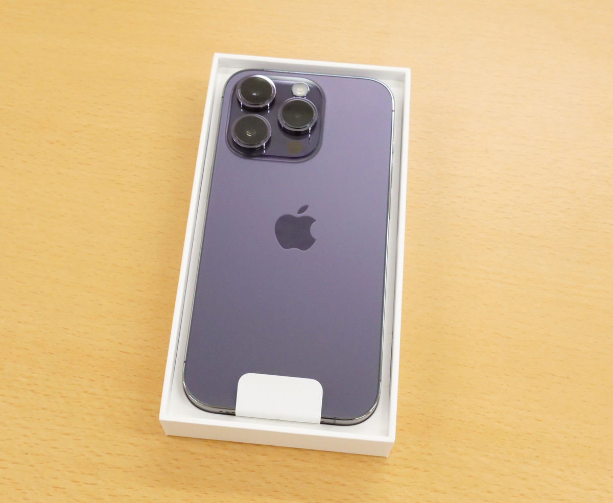 iPhone 14 Pro」フォトレビュー、最上位機種「iPhone 14 Pro Max」より