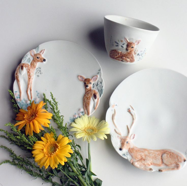 うつわやみたす 鹿皿 プレート うつわやみたす プレート 鹿 うつわや