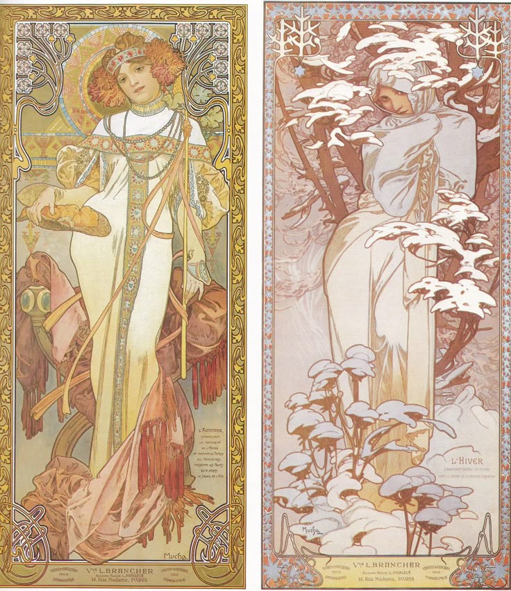 プラハで音楽・美術三昧：ミュシャ作品展（イワン・レンドル所有の