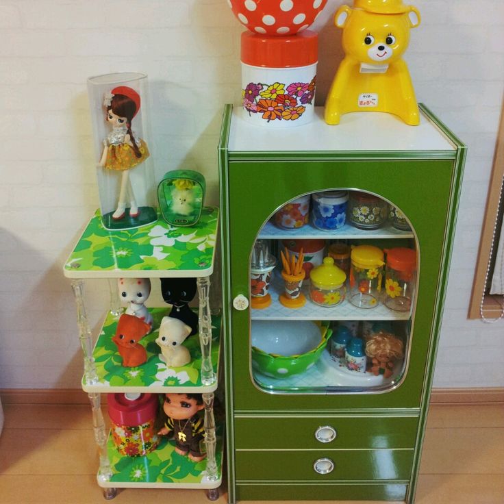 棚/レトロポップ/レトロ雑貨/レトロ/昭和レトロのインテリア実例