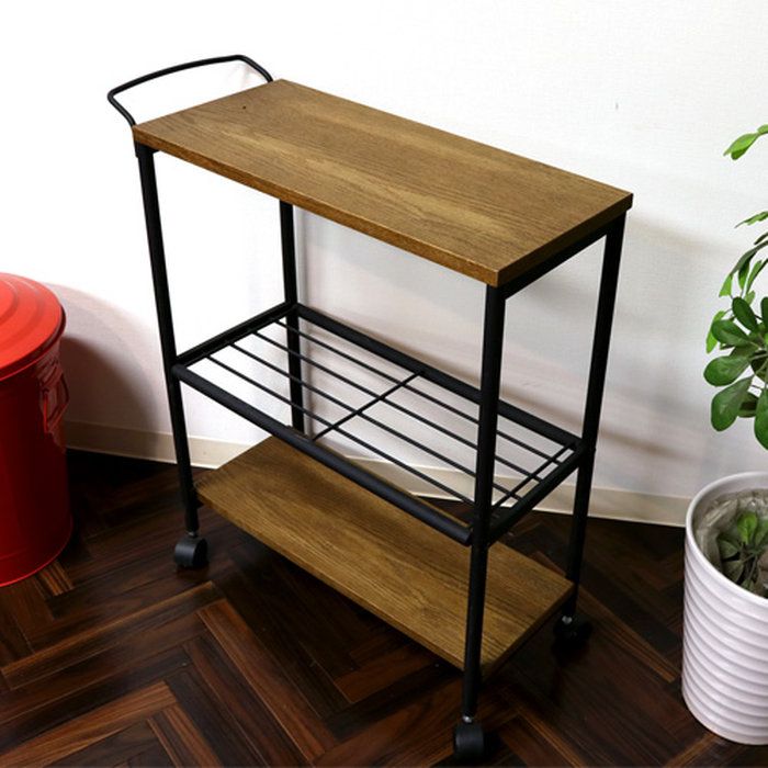 アンティークキッチンワゴンキッチンカートレトロ