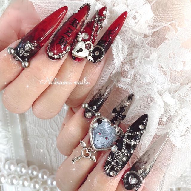 痛ネイル ♥Natsumi ⑅*. on Instagram: 