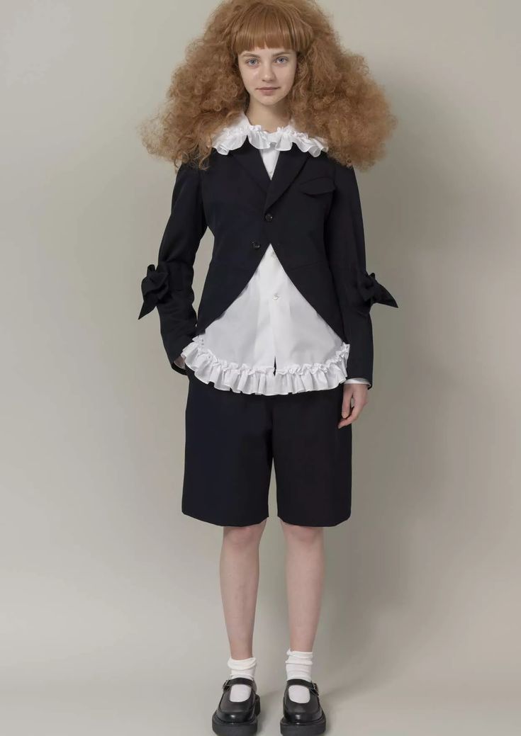 コムデギャルソン2023春夏花柄ジャカード織フレアサルエル