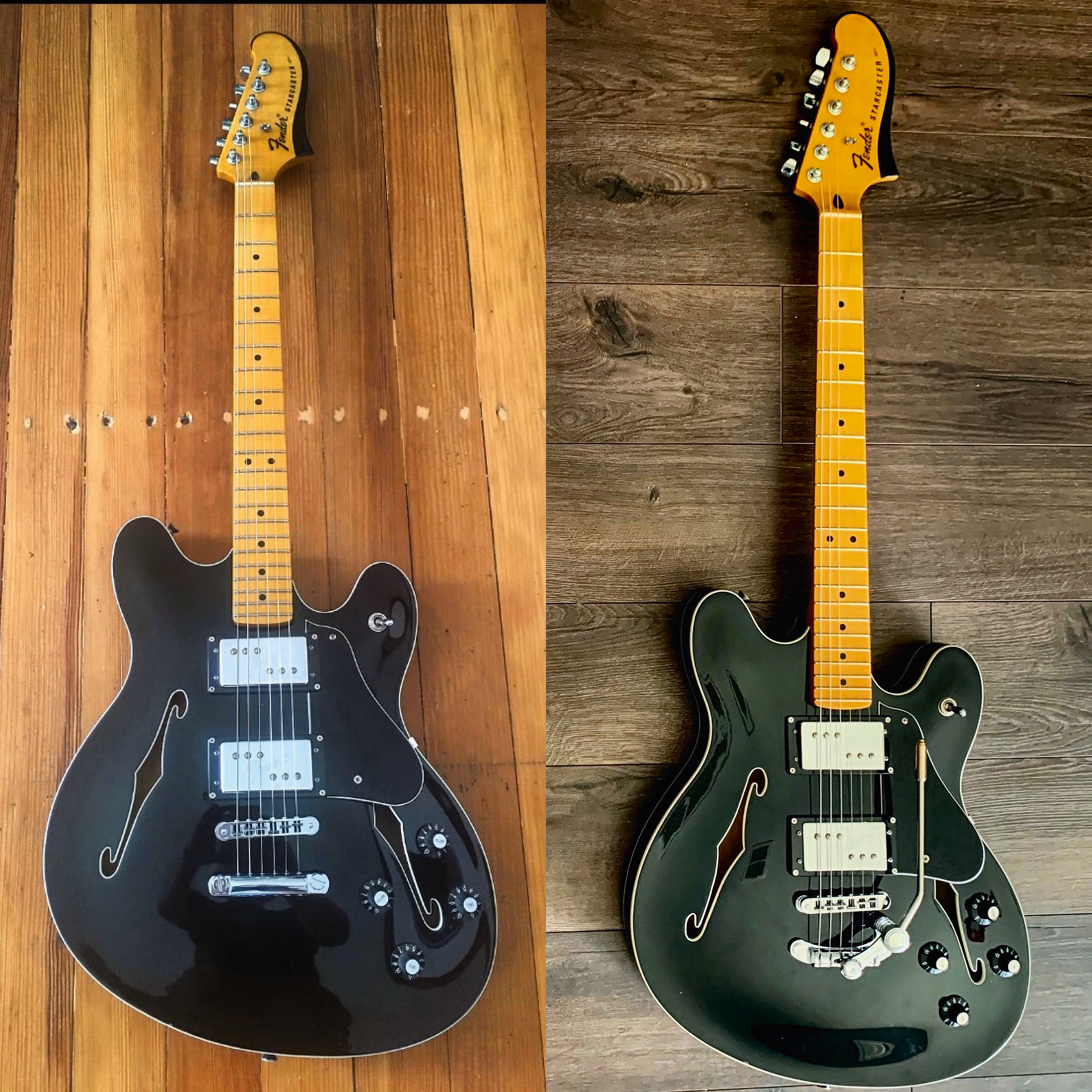 Before/after Duesenberg Les Trem mod : r/offset