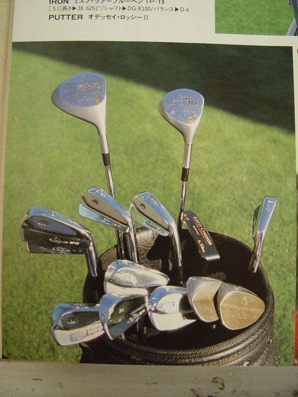 タイガー・ウッズが1997年のマスターズで優勝した時に使ったクラブ : r