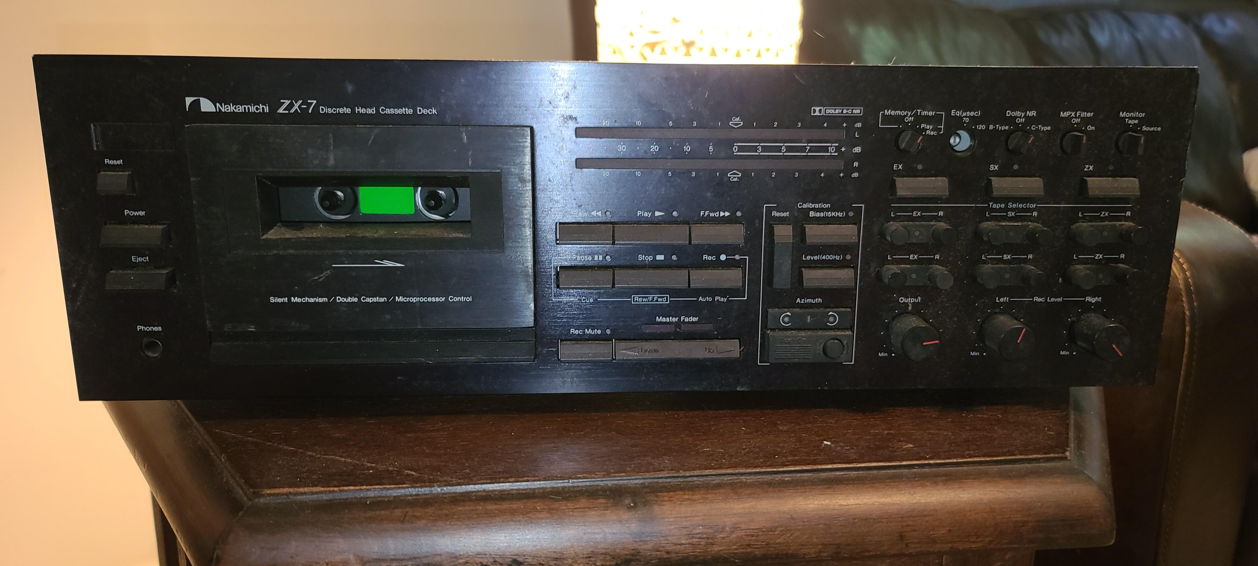 Nakamichi ZX-7 score : r/cassetteculture