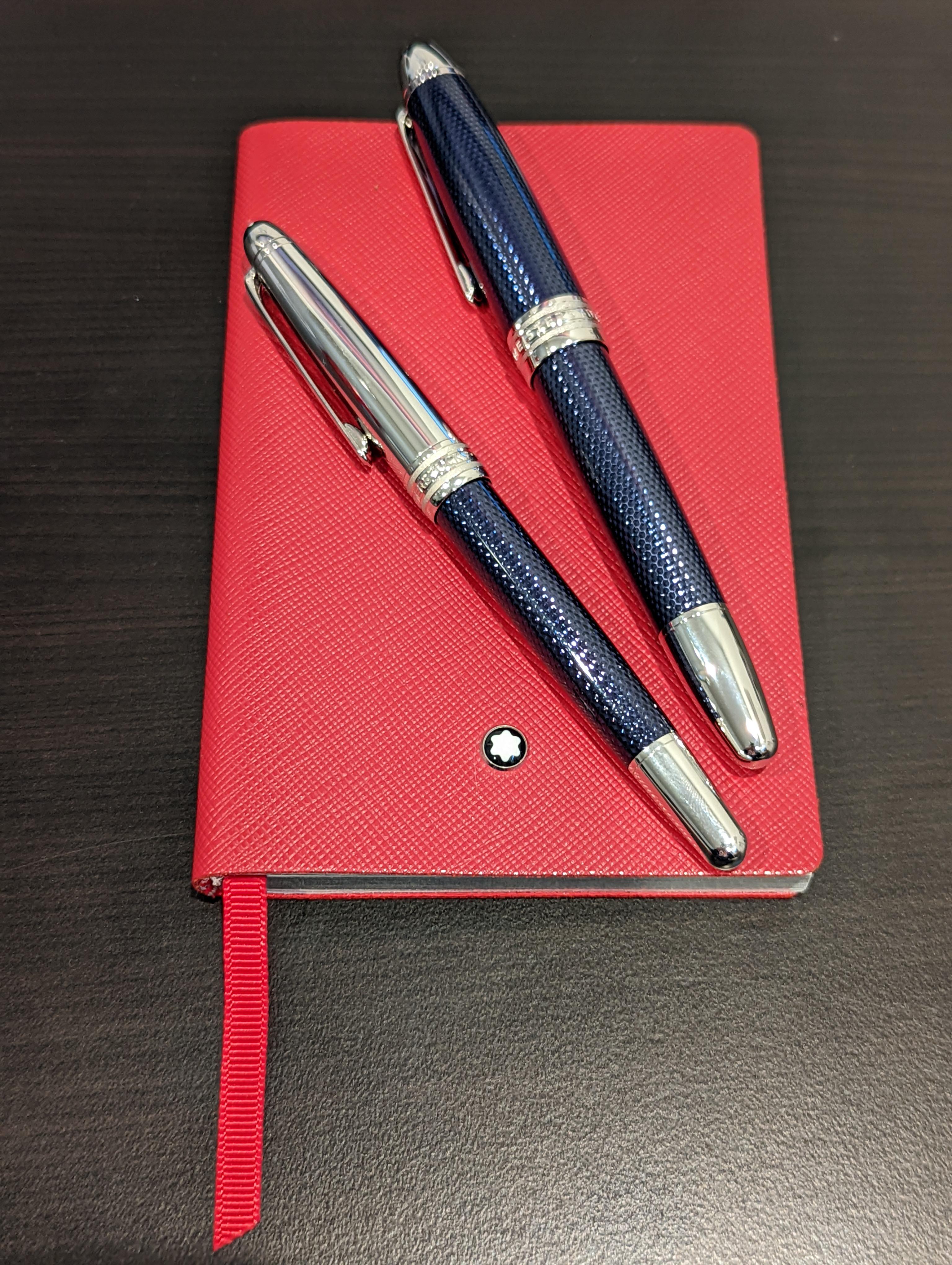 Montblanc] Blue Hour LeGrand and Classique rollerball. : r/pens