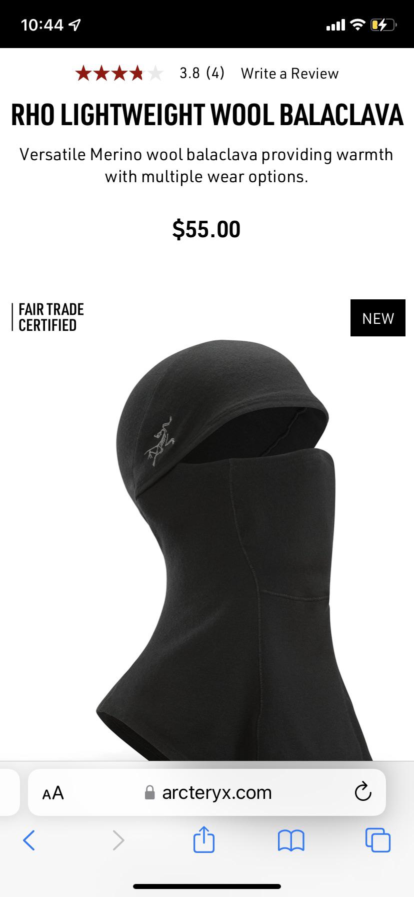 Does someone know if this balaclava can be worn bellow the mouth