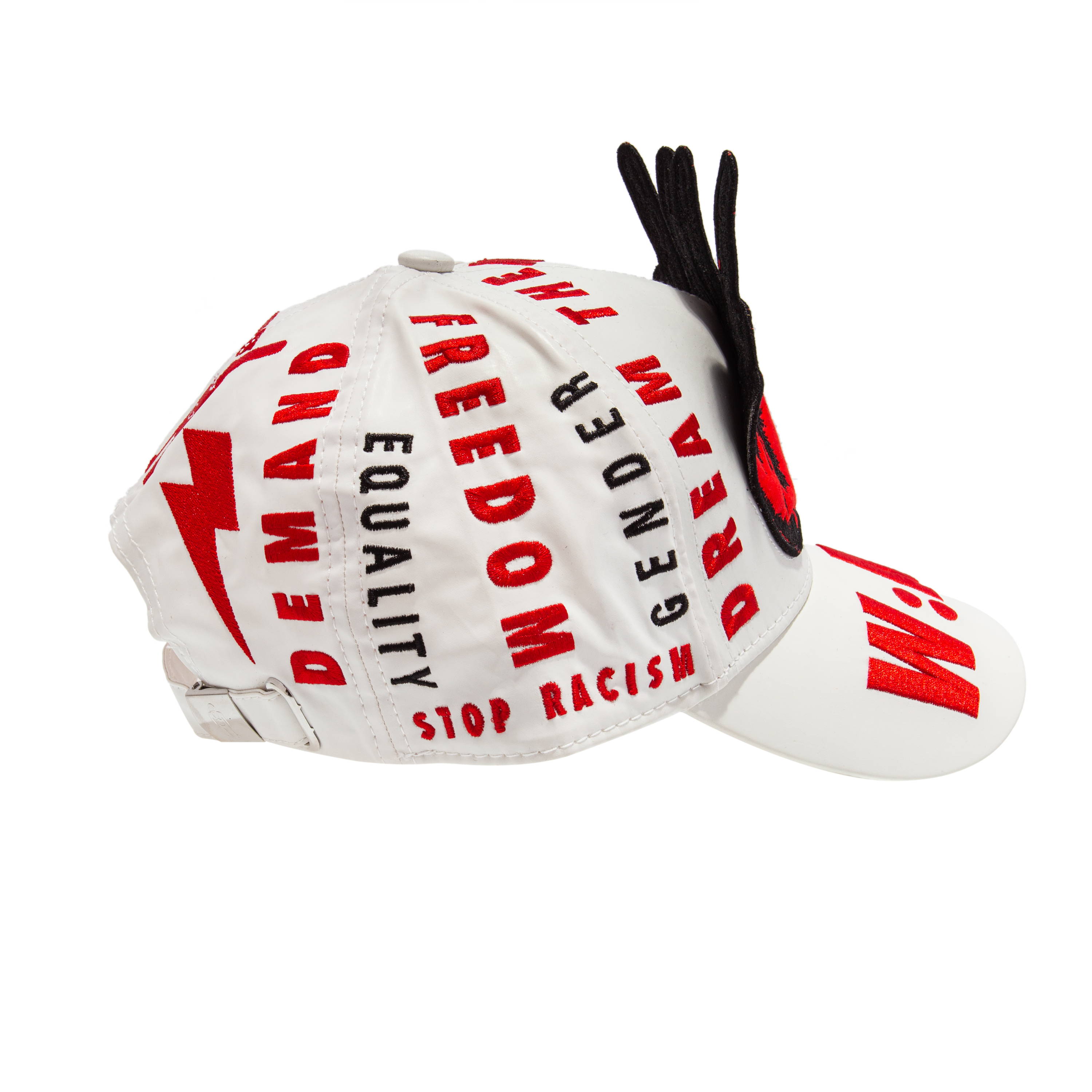 White W.A.R. Words Cap – Congruent Space *₊˚⁎*₊