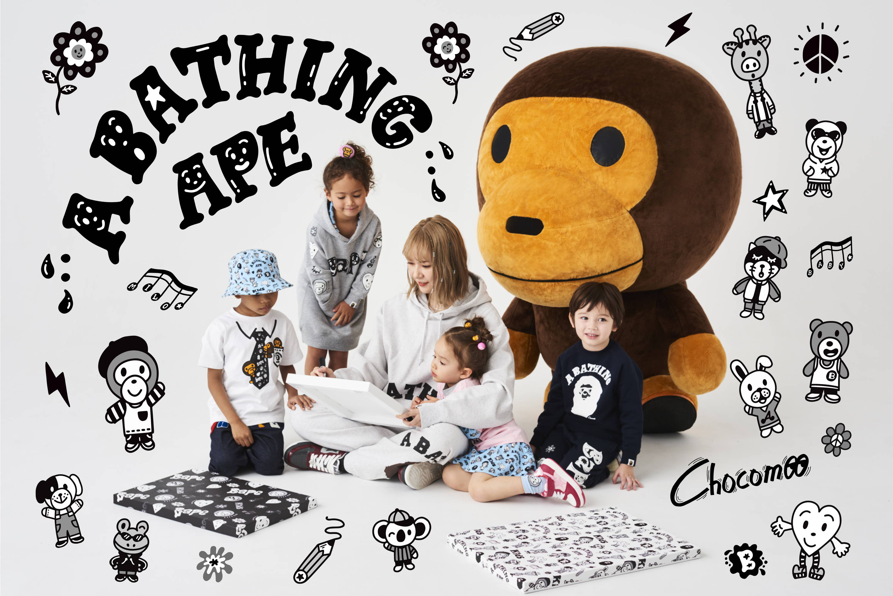 BAPE KIDS® x Chocomoo | bape.com