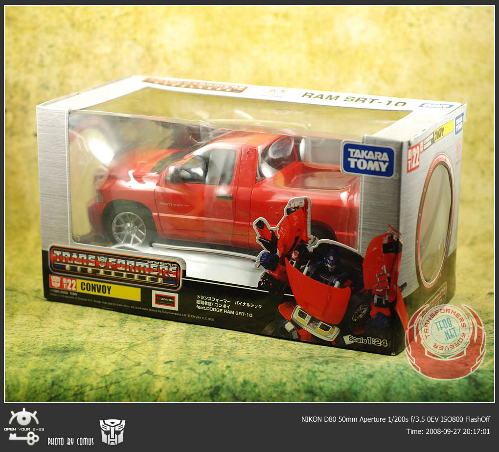 ミニカー TAKARA TOMY T122 CONVOY RAM SRT-10 1:24 TAKARA TOMY T122