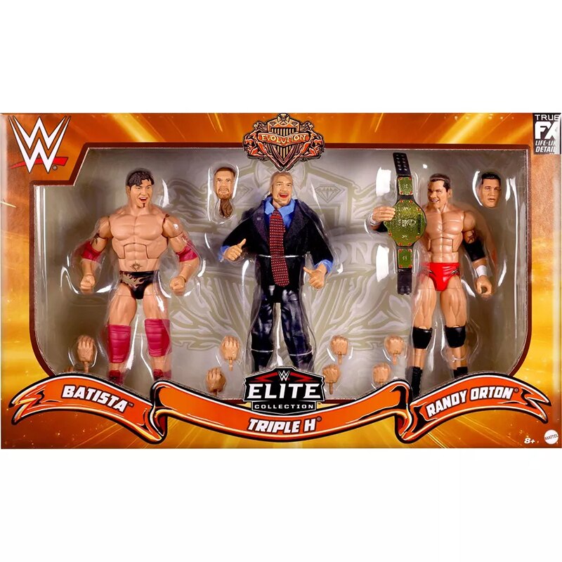 Mattel WWE Elite Evolution Action Figure Set 3-pack - ToyNewsI.com
