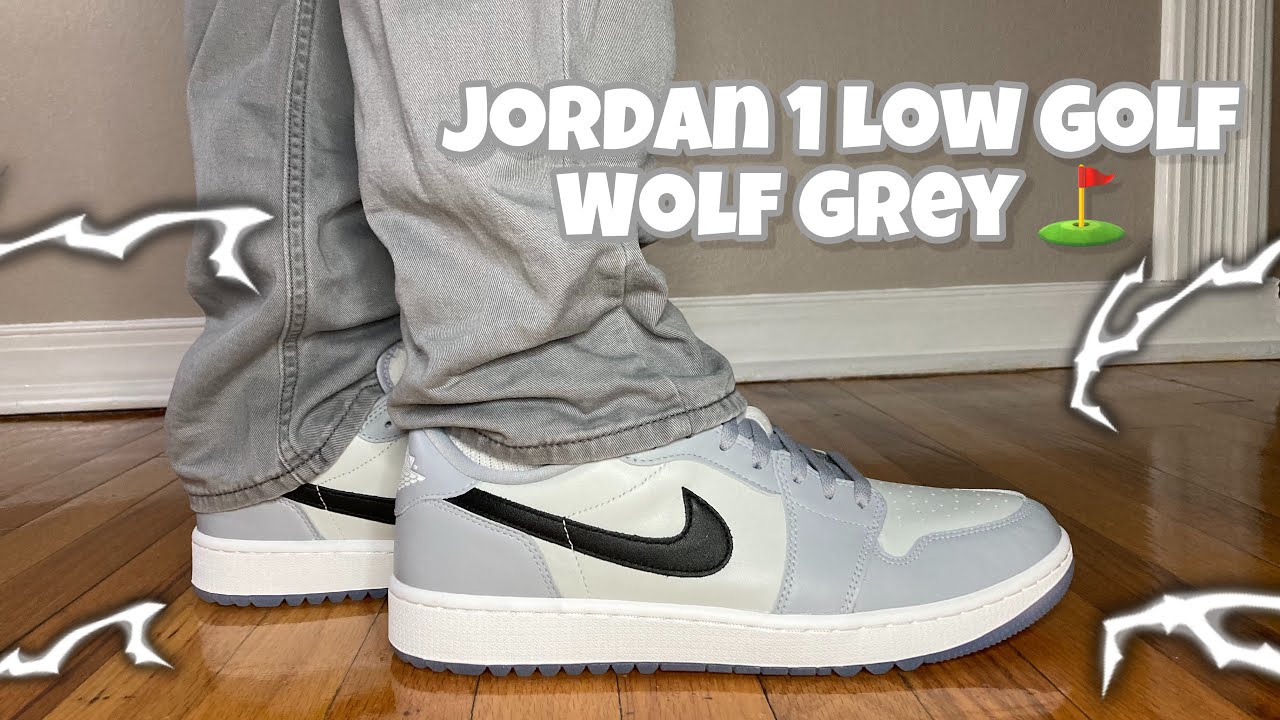 Jordan 1 Low Golf Wolf Grey Review & On Feet! (BEST GOLF SHOE
