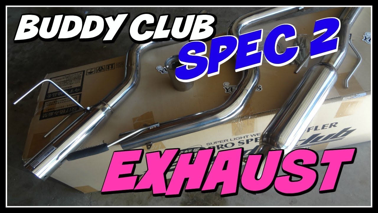 BUDDY CLUB SPEC2 EXHAUST CIVIC EG EK B-SERIES UNBOXING - YouTube