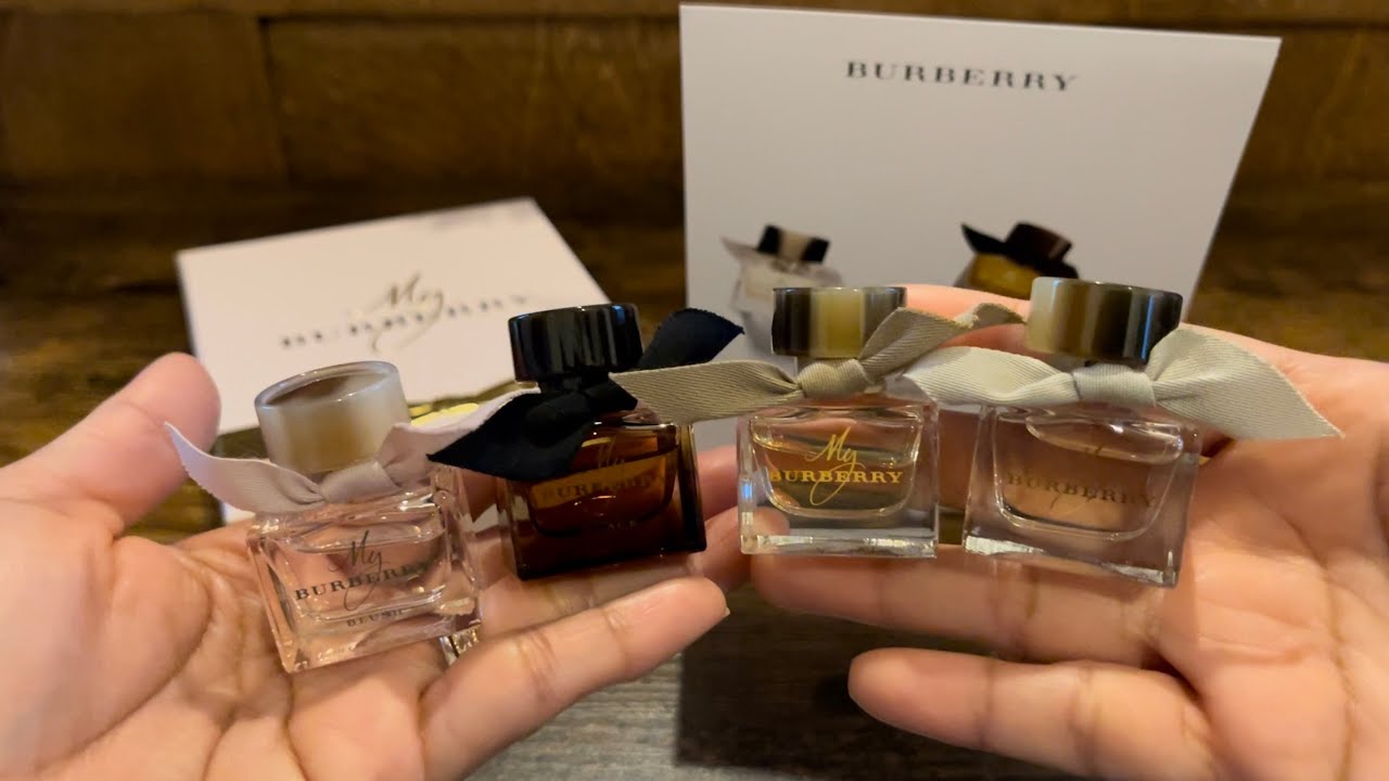 My Burberry miniature perfume unboxing | mini fragrances | black