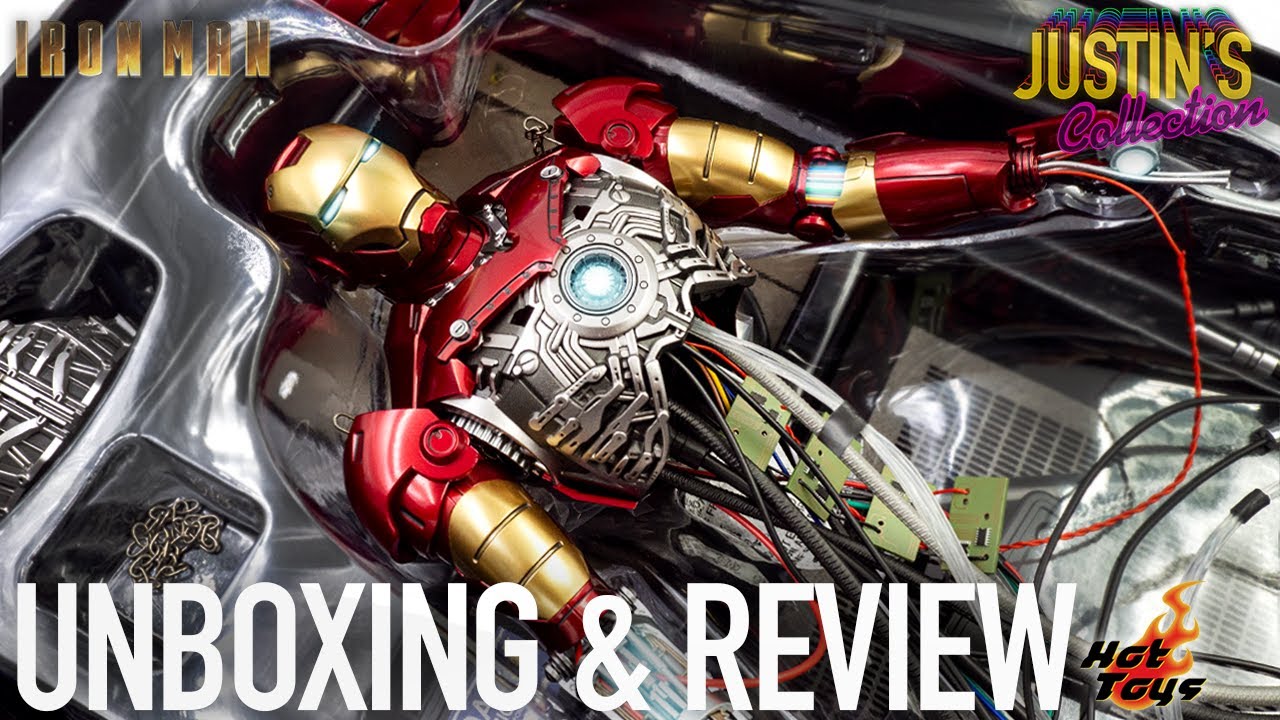 Hot Toys Iron Man MK3 Construction Version Diorama Unboxing