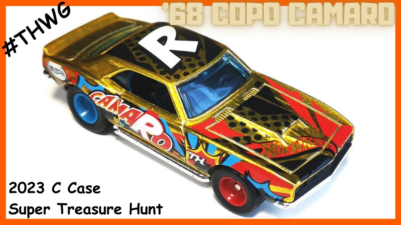 Hot Wheels Super Treasure Hunt ' 68 Copo Camaro 2023 C Case - YouTube