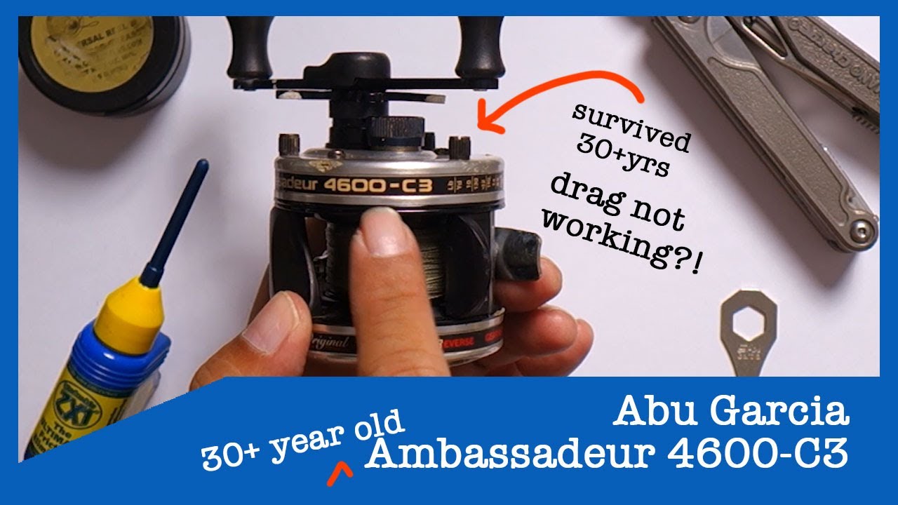 Abu Ambassadeur 4600-C3: Fixing a 30+ year old reel with faulty