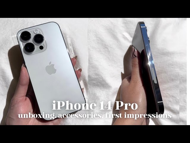 iPhone 14 Pro (Silver) 512GB | Unboxing, Accessories Haul, Camera
