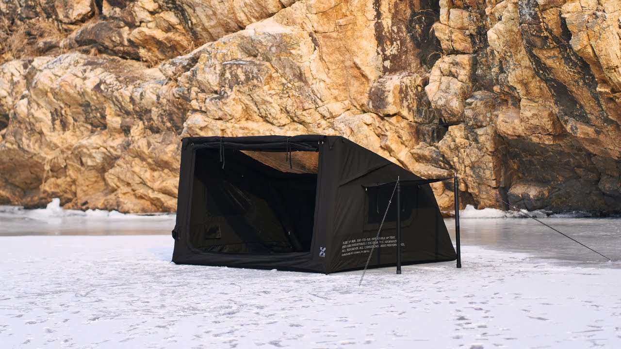 Introducing CAMVIL's latest model, the Box 2P Air Tent, an air