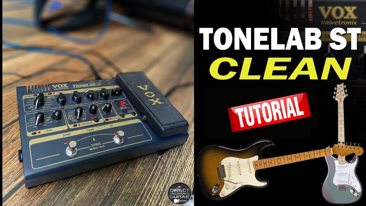 VOX TONELAB ST CLEAN Funk Groove and Clean Chorus - YouTube
