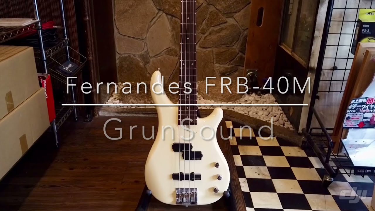 Fernandes FRB-40M -GrunSound- 商品紹介 No.106 - YouTube