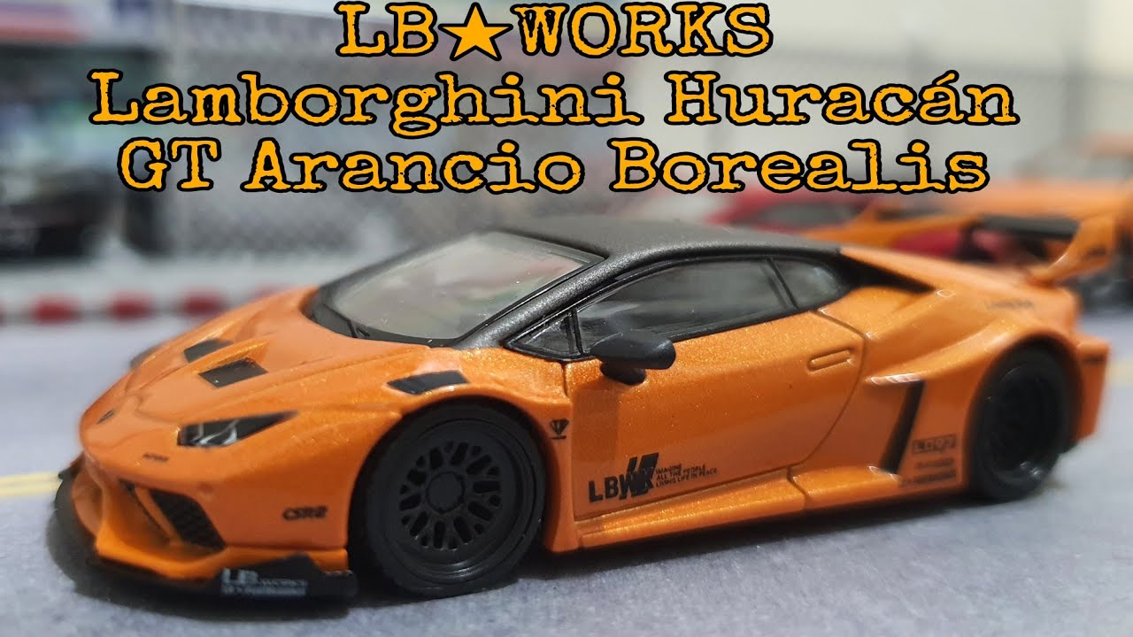 MINI GT LB-WORKS Lamborghini Huracán GT Arancio Borealis / No. 355