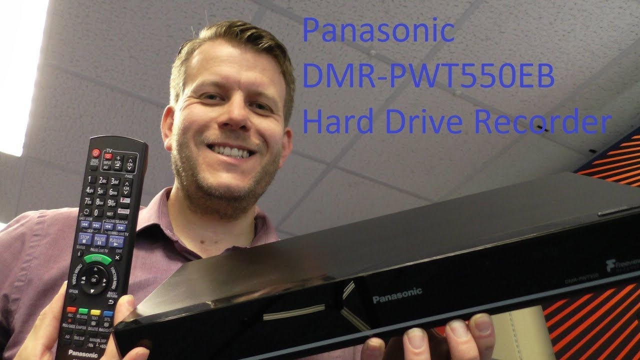 PANASONIC DMRPWT550 RECORDER - YouTube