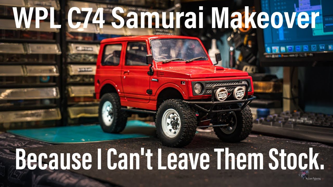 WPL C74 Samurai Makeover. Because I Can't Leave Them Stock. - YouTube