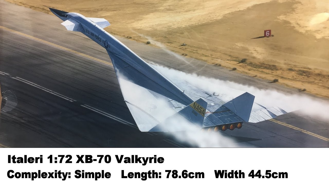 Large Scale! Italeri 1:72 XB-70 Valkyrie Kit Review - YouTube