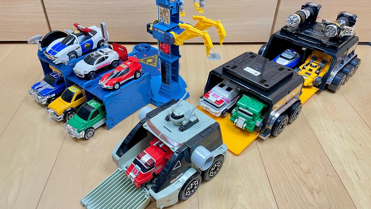 PowerRangersTurbo All Megazord】戦う交通安全⁉︎カーレンジャーの全