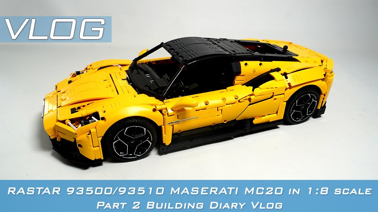 RASTAR 93500/93510 Maserati MC20 in 1:8 scale - Part 2 Building