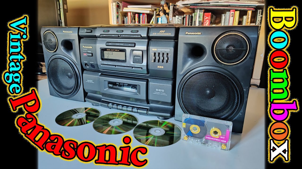 Vintage Panasonic RX-DS750 Boombox Showcase Review The '90s Old
