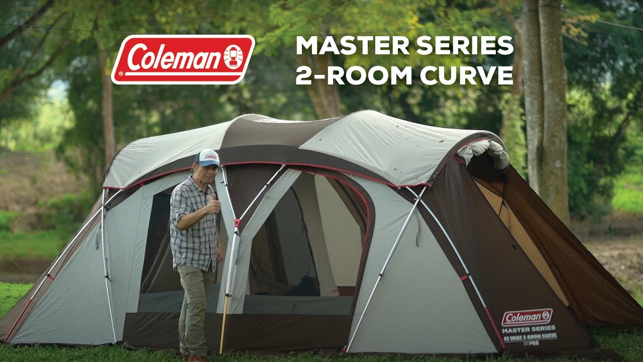 Coleman Master series two room Curve - YouTube