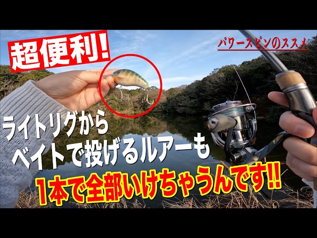 If you want to go bank fishing with just one rod, this is it! We