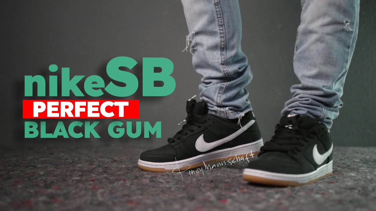 NIKE SB DUNK LOW PRO ISO BLACK GUM: Unboxing, Sizing, on Feet Look