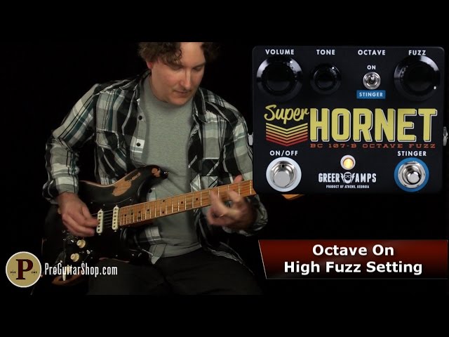 Greer Amps Super Hornet Octave Fuzz - YouTube