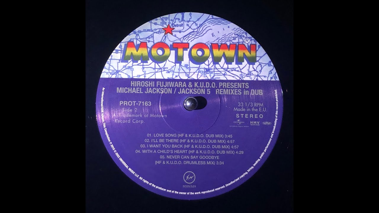 HIROSHI FUJIWARA & KUDO PRESENTS - MICHAEL JACKSON JACKSON 5 REMIX