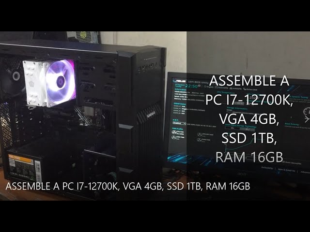 PC Build i7-12700K | ASUS PRIME B660M A D4 | ASSEMBLY A PC I7 12Th