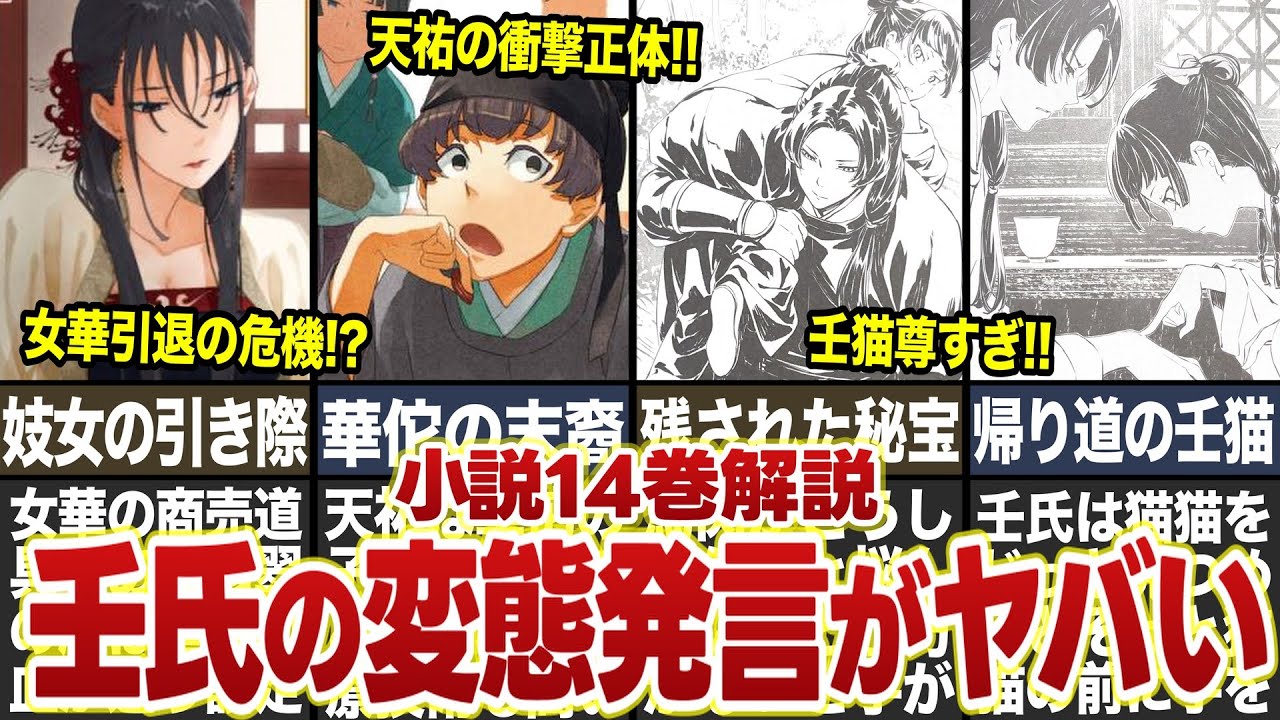 薬屋のひとりごと】小説14巻「華佗編」解説！猫猫に触れたくて仕方が