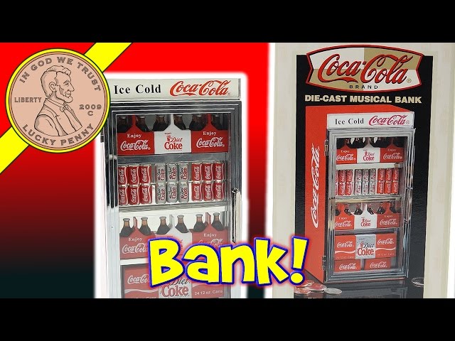 Coca Cola Musical Vending Machine Bank - It's The Real Thing