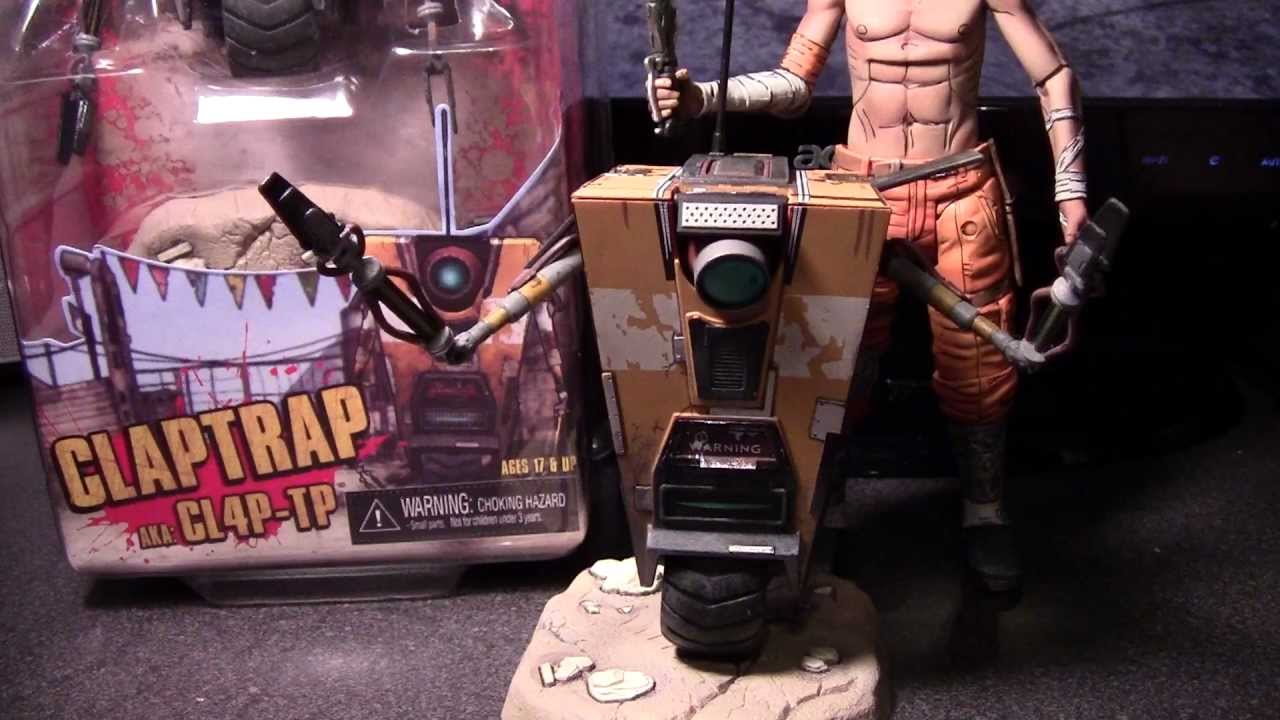Borderlands - Claptrap and Psycho Bandit figures by NECA Review